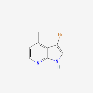 molecular formula C8H7BrN2 B1521432 3-ブロモ-4-メチル-1H-ピロロ[2,3-b]ピリジン CAS No. 802264-75-1