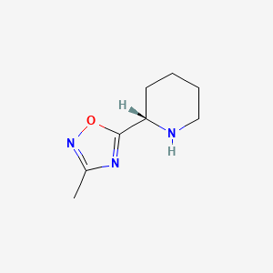 (S)-3-Methyl-5-(piperidin-2-yl)-1,2,4-oxadiazole