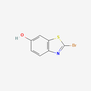 molecular formula C7H4BrNOS B1521436 2-Bromobenzo[d]thiazol-6-ol CAS No. 808755-67-1