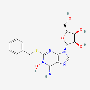 2-(Benzylsulfanyl)-1-hydroxyadenosine