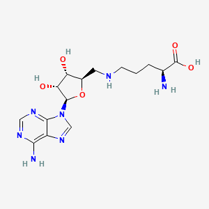 (S)-2-Amino-5-((((2R,3S,4R,5R)-5-(6-amino-9H-purin-9-yl)-3,4-dihydroxytetrahydrofuran-2-yl)methyl)amino)pentanoic acid