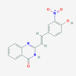 2-(4-Hydroxy-3-nitrostyryl)quinazolin-4(1H)-one