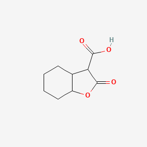 2-Oxooctahydro-1-benzofuran-3-carboxylic acid