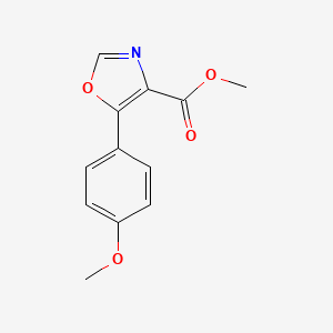 Methyl 5-(4-methoxyphenyl)-1,3-oxazole-4-carboxylate