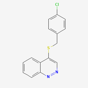 4-((4-Chlorobenzyl)thio)cinnoline