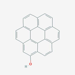 molecular formula C24H12O B15214411 Coronen-1-OL CAS No. 117955-70-1