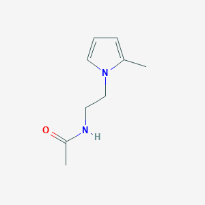 molecular formula C9H14N2O B15214440 N-(2-(2-methyl-1H-pyrrol-1-yl)ethyl)acetamide CAS No. 119636-72-5