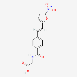 2-(4-(2-(5-Nitrofuran-2-yl)vinyl)benzamido)acetic acid