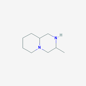 molecular formula C9H18N2 B1521447 3-Methyloctahydro-2H-pyrido[1,2-a]pyrazine CAS No. 5015-92-9