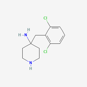 4-Piperidinamine, 4-[(2,6-dichlorophenyl)methyl]-