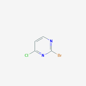 molecular formula C4H2BrClN2 B1521449 2-Bromo-4-chloropyrimidine CAS No. 885702-33-0