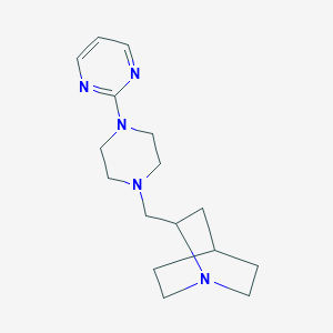 2-{[4-(Pyrimidin-2-yl)piperazin-1-yl]methyl}-1-azabicyclo[2.2.2]octane