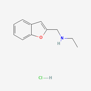 B1521452 (1-Benzofuran-2-ylmethyl)(ethyl)amine hydrochloride CAS No. 92367-51-6