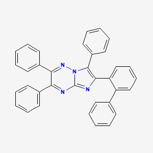 6-([1,1'-Biphenyl]-2-yl)-2,3,7-triphenylimidazo[1,2-b][1,2,4]triazine