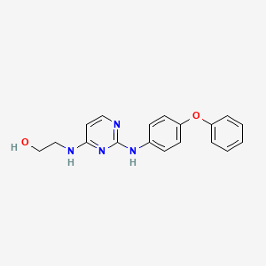 Ethanol, 2-[[2-[(4-phenoxyphenyl)amino]-4-pyrimidinyl]amino]-