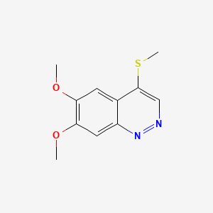 6,7-Dimethoxy-4-(methylthio)cinnoline