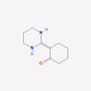 Cyclohexanone, 2-(tetrahydro-2(1H)-pyrimidinylidene)-