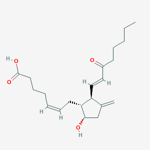 molecular formula C21H32O4 B152146 (Z)-7-[(1R,2R,5S)-5-羟基-3-亚甲基-2-[(E)-3-氧代辛-1-烯基]环戊基]庚-5-烯酸 CAS No. 958759-75-6