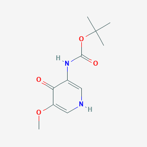 molecular formula C11H16N2O4 B1521461 叔丁基 4-羟基-5-甲氧基吡啶-3-基氨基甲酸酯 CAS No. 1045855-64-8