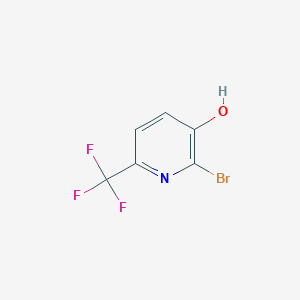 molecular formula C6H3BrF3NO B1521476 2-溴-6-(三氟甲基)吡啶-3-醇 CAS No. 1211526-50-9