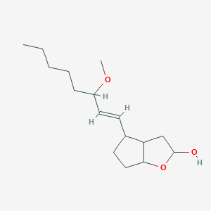 4-(3-Methoxyoct-1-en-1-yl)hexahydro-2H-cyclopenta[b]furan-2-ol