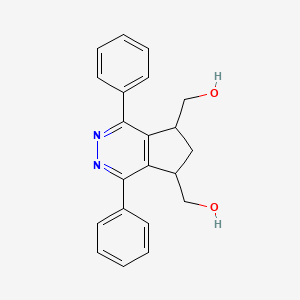 (1,4-Diphenyl-6,7-dihydro-5H-cyclopenta[d]pyridazine-5,7-diyl)dimethanol