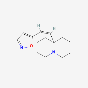 (Z)-5-(2-(Octahydro-1H-quinolizin-9a-yl)vinyl)isoxazole