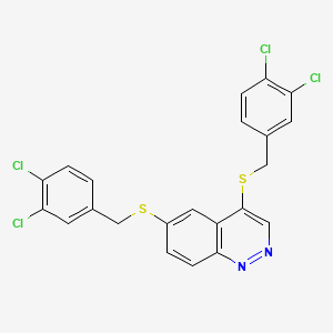 4,6-Bis((3,4-dichlorobenzyl)thio)cinnoline