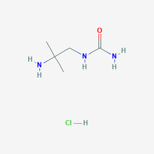 molecular formula C5H14ClN3O B1521483 1-(2-氨基-2-甲基丙基)脲盐酸盐 CAS No. 1159824-29-9