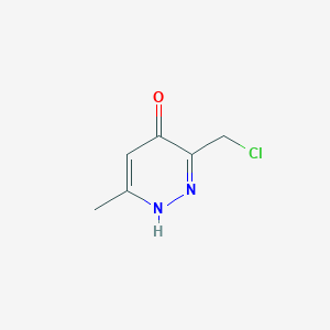 3-(Chloromethyl)-6-methylpyridazin-4(1H)-one