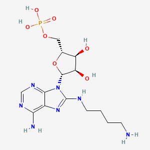 8-[(4-Aminobutyl)amino]adenosine 5'-(dihydrogen phosphate)