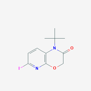 1-tert-Butyl-6-iodo-1H-pyrido[2,3-b][1,4]oxazin-2(3H)-one
