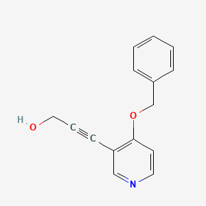 3-(4-(Benzyloxy)pyridin-3-yl)prop-2-yn-1-ol