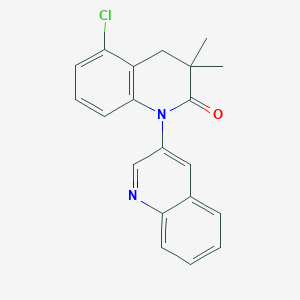 5-Chloro-3,3-dimethyl-3,4-dihydro-2H-[1,3'-biquinolin]-2-one