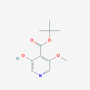 molecular formula C11H15NO4 B1521499 叔丁基 3-羟基-5-甲氧基异烟酸酯 CAS No. 1138444-13-9