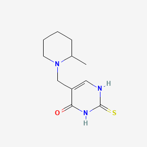 5-(2-Methylpiperidino)methyl-2-thiouracil