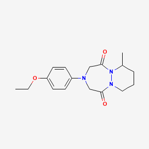 3-(4-Ethoxyphenyl)-7-methylhexahydro-1H-pyridazino[1,2-a][1,2,5]triazepine-1,5(2H)-dione