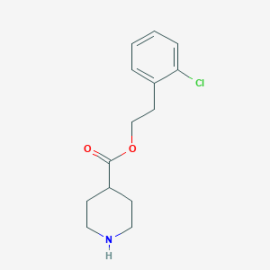 2-Chlorophenethyl piperidine-4-carboxylate