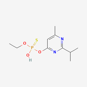 o-Ethyl o-[6-methyl-2-(propan-2-yl)pyrimidin-4-yl] hydrogen phosphorothioate