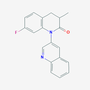 7-Fluoro-3-methyl-3,4-dihydro-2H-[1,3'-biquinolin]-2-one