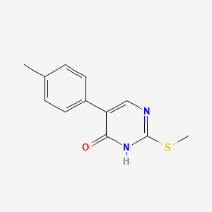 5-(4-Methylphenyl)-2-(methylsulfanyl)pyrimidin-4(3H)-one