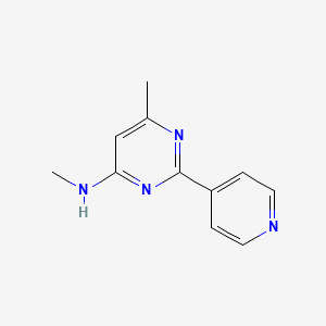 N,6-Dimethyl-2-(pyridin-4-yl)pyrimidin-4-amine