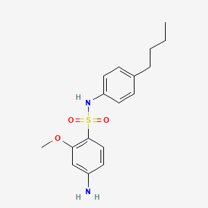 4-amino-N-(4-butylphenyl)-2-methoxybenzene-1-sulfonamide