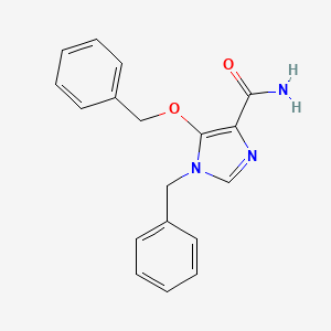 1-Benzyl-5-(benzyloxy)-1H-imidazole-4-carboxamide