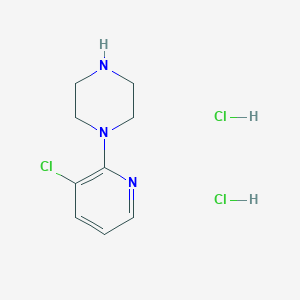 molecular formula C9H14Cl3N3 B1521525 1-(3-Chloropyridin-2-yl)piperazine dihydrochloride CAS No. 1193389-39-7