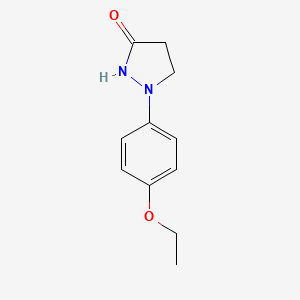 1-(4-Ethoxyphenyl)pyrazolidin-3-one