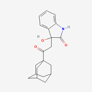 3-(2-(Adamantan-1-yl)-2-oxoethyl)-3-hydroxyindolin-2-one