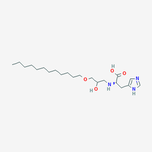 N-[3-(Dodecyloxy)-2-hydroxypropyl]-L-histidine