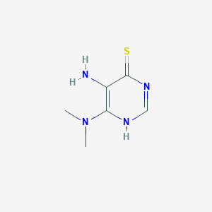 5-Amino-6-(dimethylamino)pyrimidine-4(1H)-thione