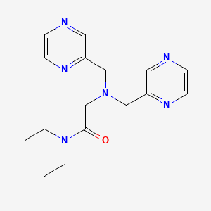 2-(Bis(pyrazin-2-ylmethyl)amino)-N,N-diethylacetamide